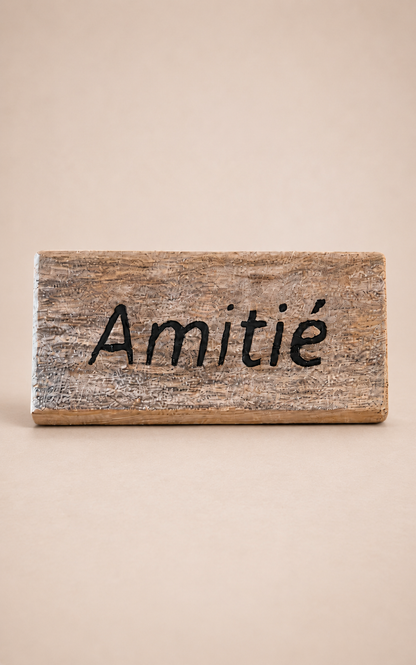 Pancarte en bois de grange