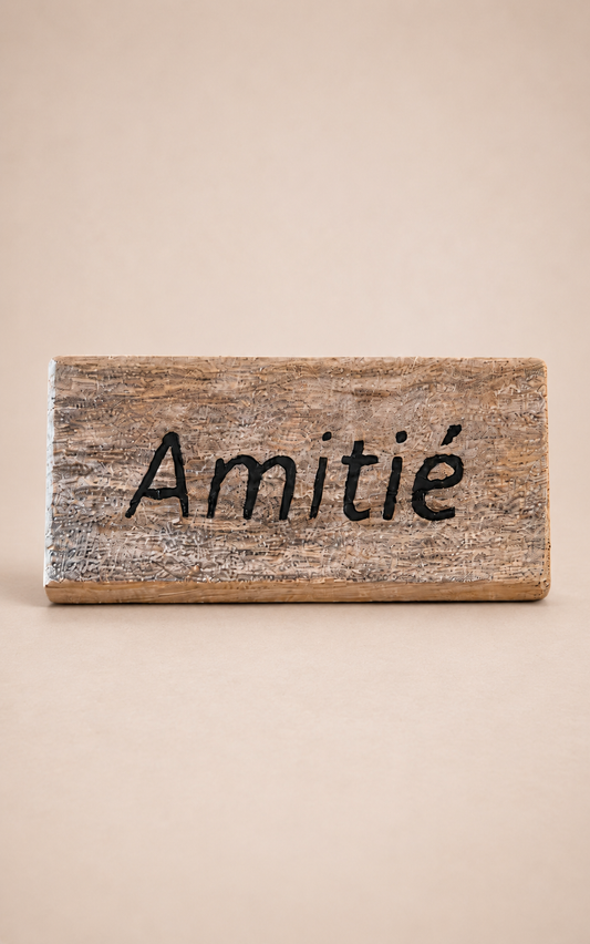 Pancarte en bois de grange